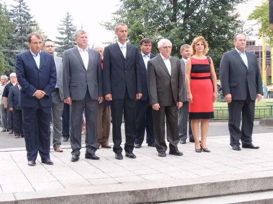 Kladenie vencov pri príležitosti 66. výročia SNP v Košiciach - foto č. 2