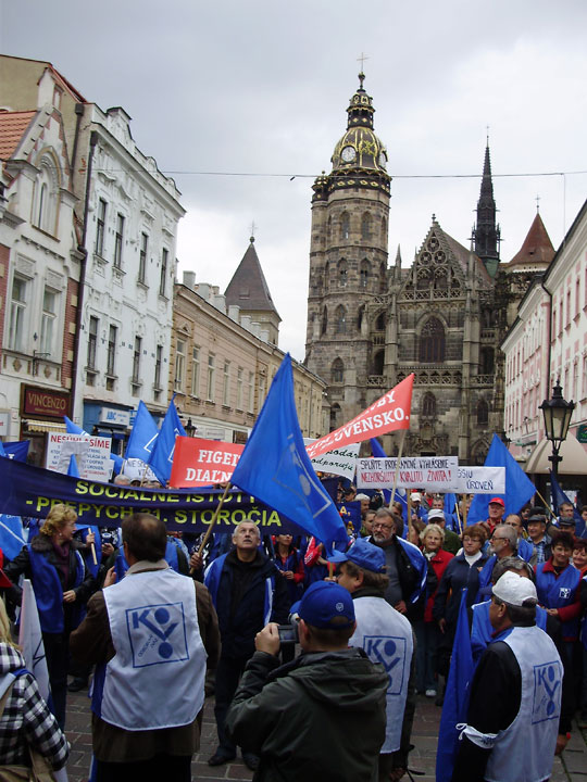 V Košiciach odštartovali odborárske protesty - foto č. 1