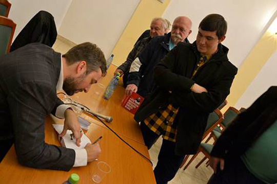 Návšteva Mgr. PhDr. Ľuboš Blaha, PhD. v Michalovciach - foto č. 11