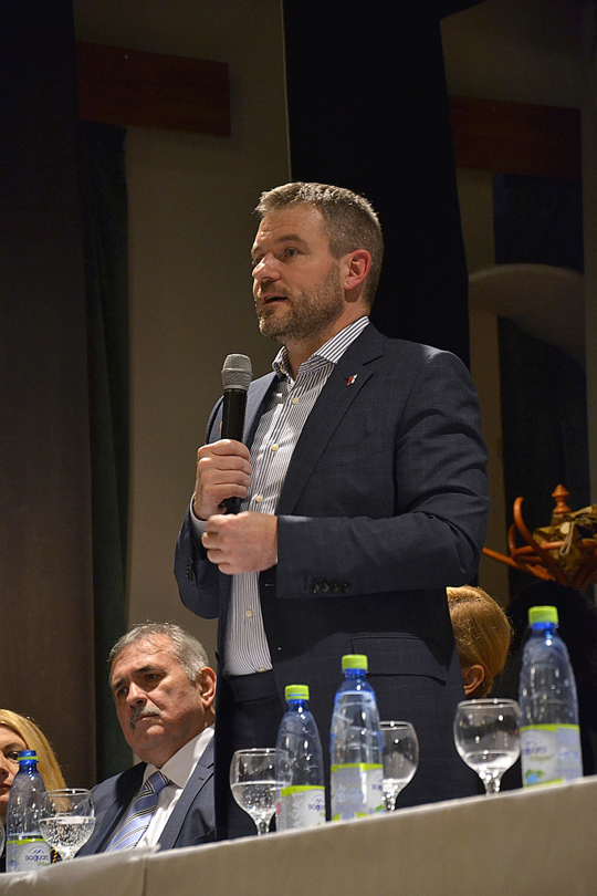 Premiér Peter Pellegríni v Michalovciach - foto č. 1