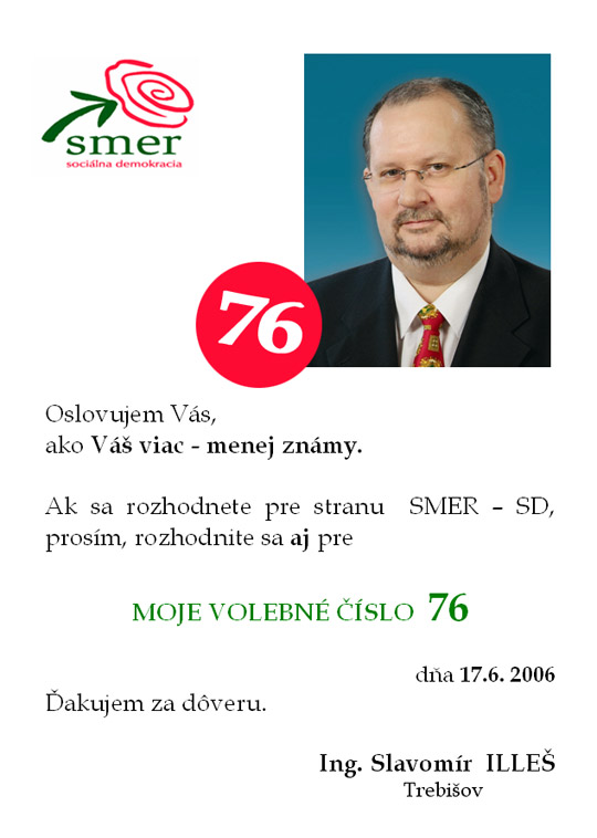 Kandidát na poslanca NR SR, Ing. Slavomír Illeš - foto č. 1